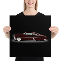 53 Chevy "La Bruja" Chopped Poster