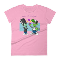 "We were made for each other" Women's short sleeve t-shirt