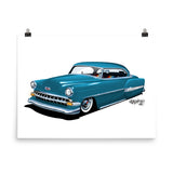 Slow 'N Low '54 Blue Poster