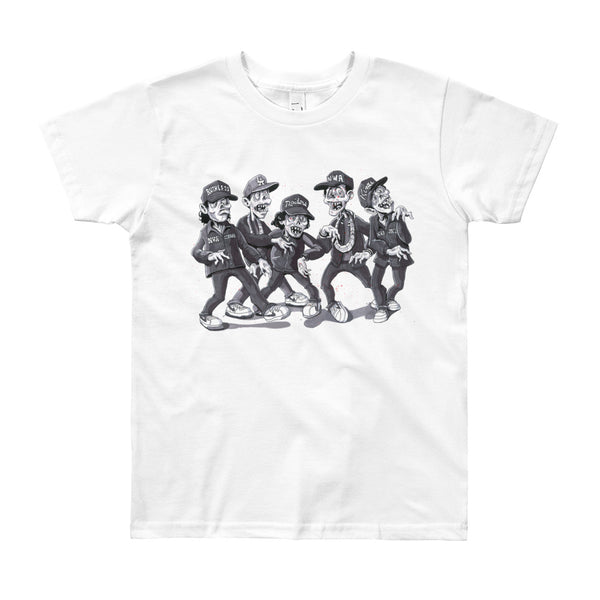 Zombies For Life Youth Short Sleeve T-Shirt