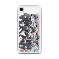 Zombies for Life Liquid Glitter Phone Case