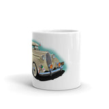 1937 Plymouth Lowrider White glossy mug